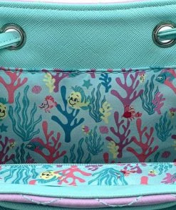 LOUNGEFLY DISNEY THE LITTLE MERMAID OMBRE SCALES MINI BACKPACK