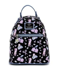 LOUNGEFLY VALFRE LUCY ART AOP MINI BACKPACK