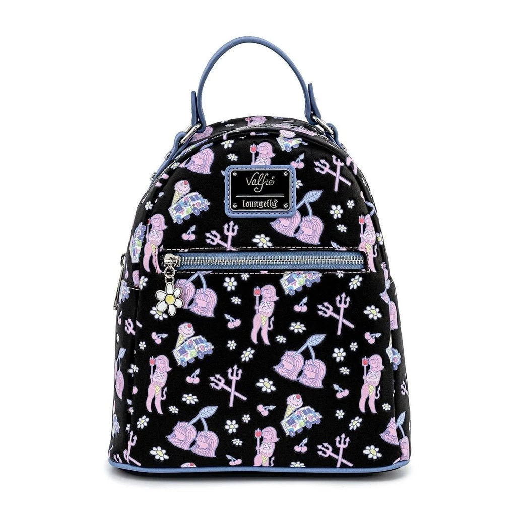 LOUNGEFLY VALFRE LUCY ART AOP MINI BACKPACK