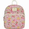 LOUNGEFLY POKEMON PIKACHU & EEVEE FLORAL CONVERITBLE MINI BACKPACK