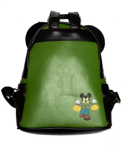 LOUNGEFLY DISNEY Mickey Mouse Frankenstein Mickey Cosplay Mini-Backpack - EE Exclusive Glow In The Dark Face