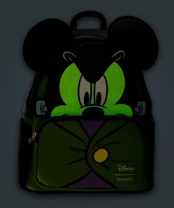 LOUNGEFLY DISNEY Mickey Mouse Frankenstein Mickey Cosplay Mini-Backpack - EE Exclusive Glow In The Dark Face