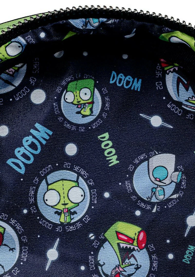 LOUNGEFLY NICKELODEON INVADER ZIM GIR & PIG MINI BACKPACK