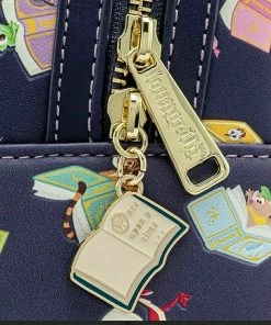 LOUNGEFLY DISNEY PRINCESS BOOKS AOP MINI BACKPACK