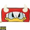 LOUNGEFLY DISNEY Donald Duck Devil Cosplay Wallet - EE Exclusive Glow In The Dark Horns