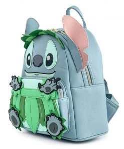 LOUNGEFLY DISNEY LILO & STITCH STITCH LUAU COSPLAY MINI BACKPACK
