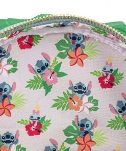 LOUNGEFLY DISNEY LILO & STITCH STITCH LUAU COSPLAY MINI BACKPACK